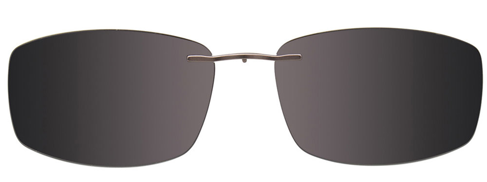 Satin Grey Clip On