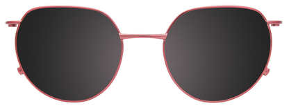 Marsala Pink Gold  Crys Pink Clip On