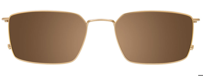 Tortoise Gold Clip On
