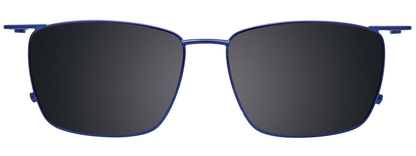 Blue Brown Tortoise Blue Clip On