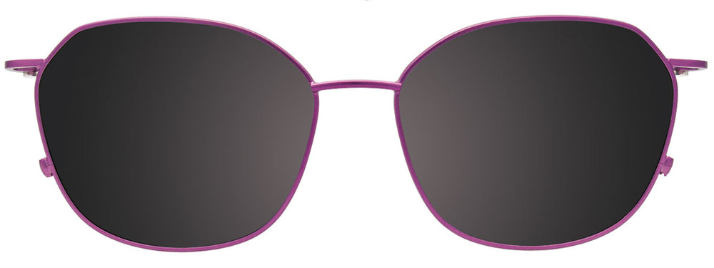 Red Purple Tortoise Purple Clip On