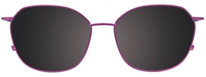 Red Purple Tortoise Purple Clip On