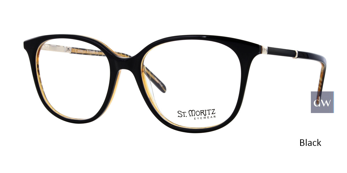 Black ST. Moritz ISABELLE Eyeglasses