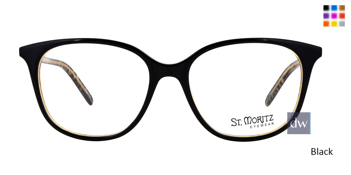 Black ST. Moritz ISABELLE Eyeglasses