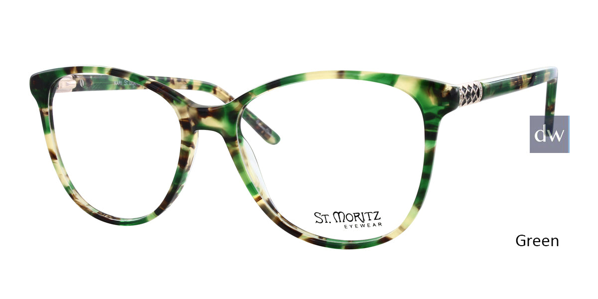 Green ST. Moritz KARI Eyeglasses