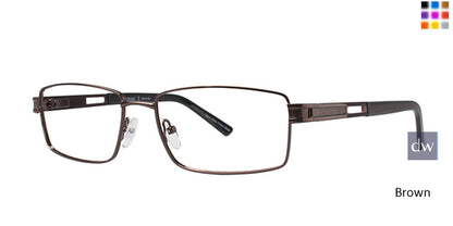 Brown Elan 3711 Eyeglasses.