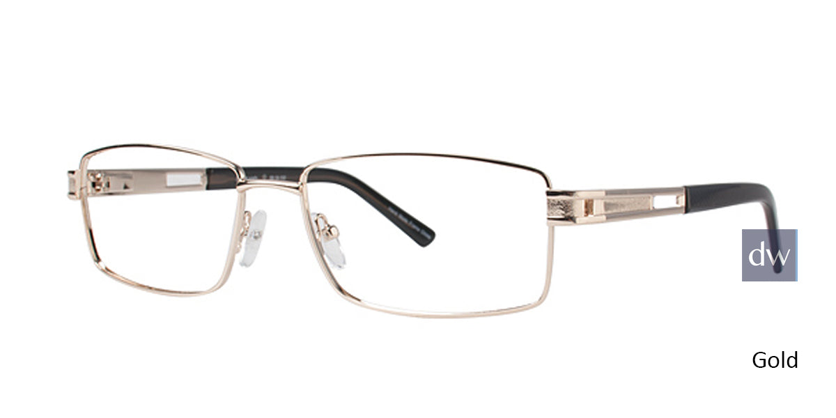 Gold Elan 3711 Eyeglasses.