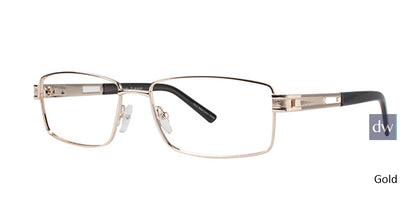 Gold Elan 3711 Eyeglasses.