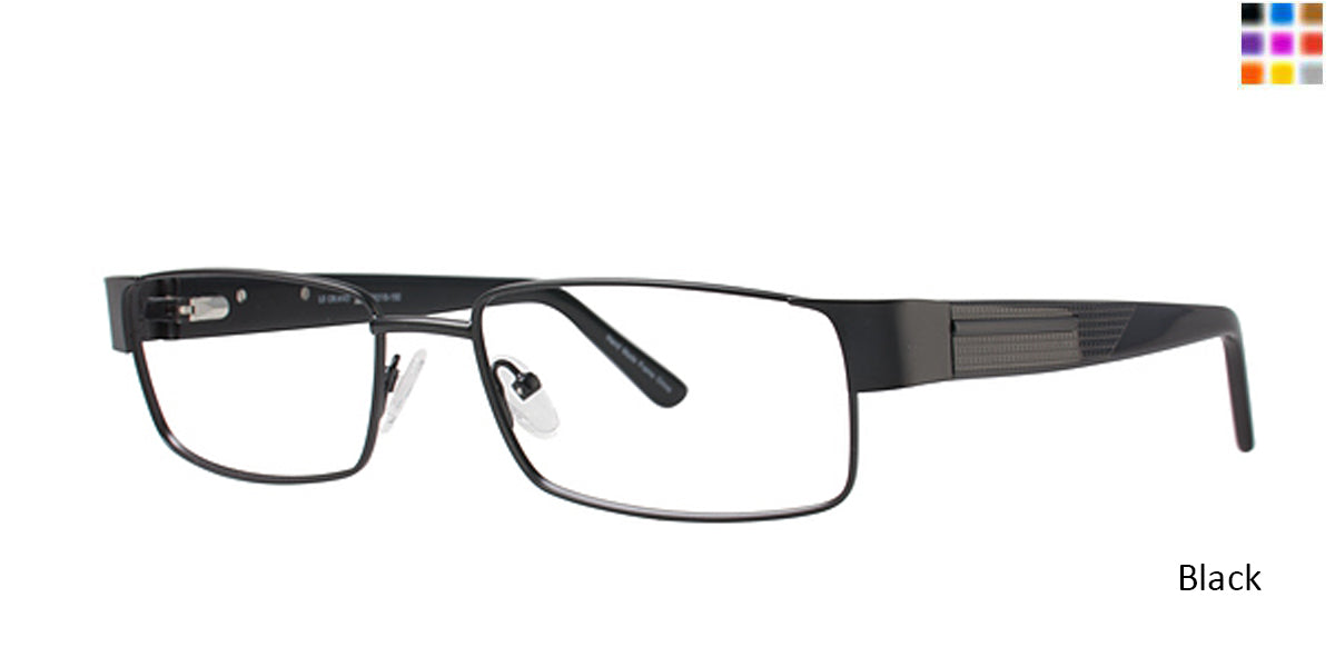 Black Elan 3712 Eyeglasses.