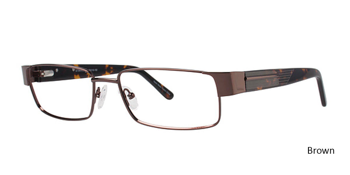 Brown Elan 3712 Eyeglasses.