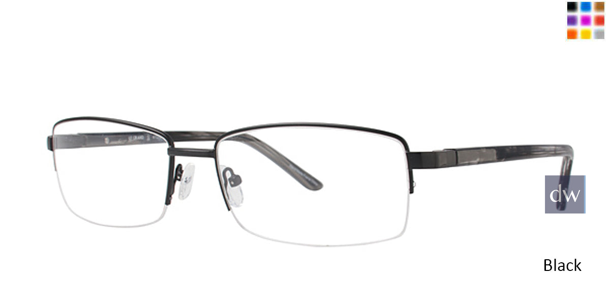 Black Elan 3713 Eyeglasses.