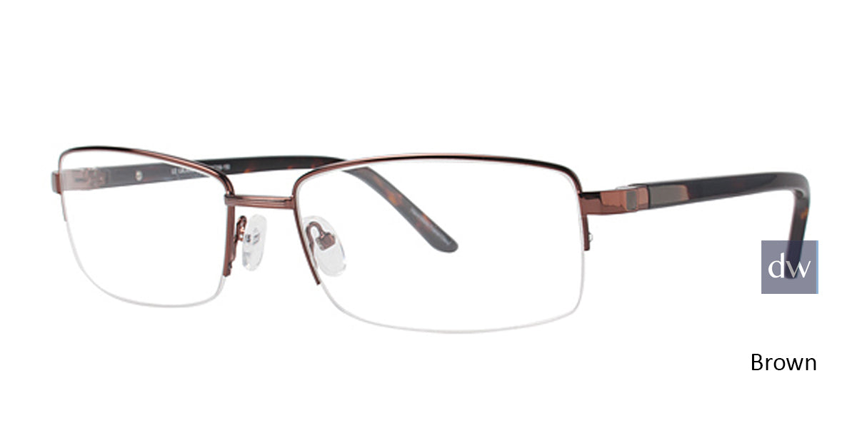 Brown  Elan 3713 Eyeglasses.