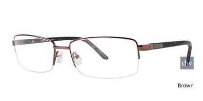 Brown  Elan 3713 Eyeglasses.