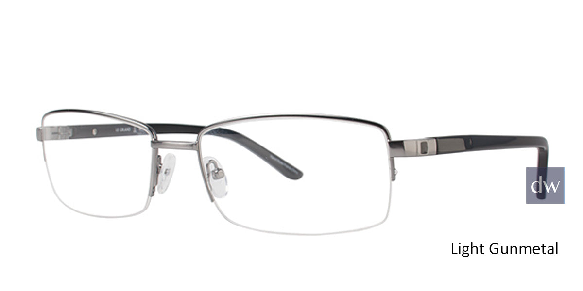 Light Gunmetal  Elan 3713 Eyeglasses.