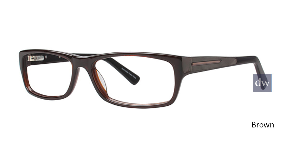 Brown Elan 3715 Eyeglasses.
