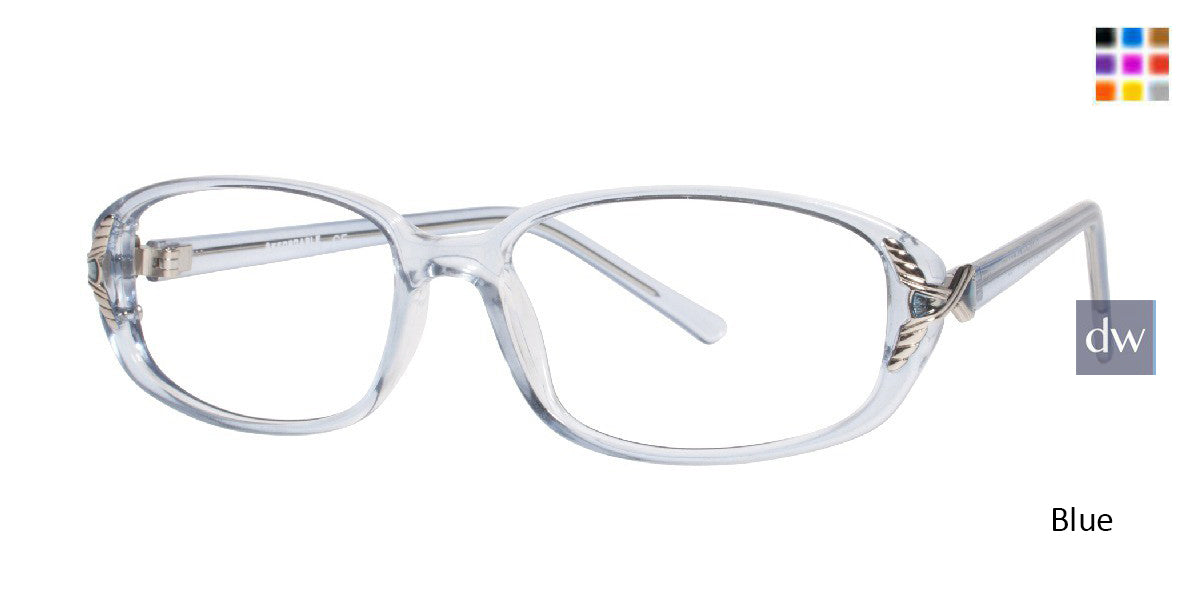 Blue Affordable Designs Lisa Eyeglasses.