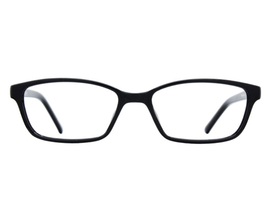 Limited Edition 703 Rectangle Eyeglasses in Black — unisex full acetate frame
