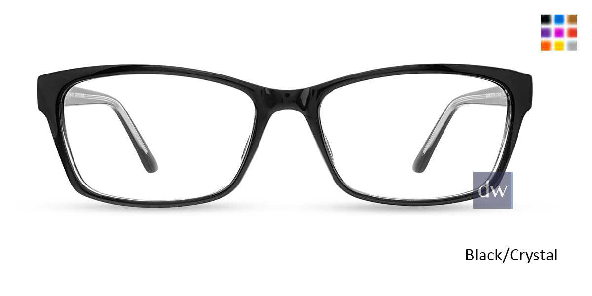 Black/Crystal Limited Edition LTD 706 Eyeglasses