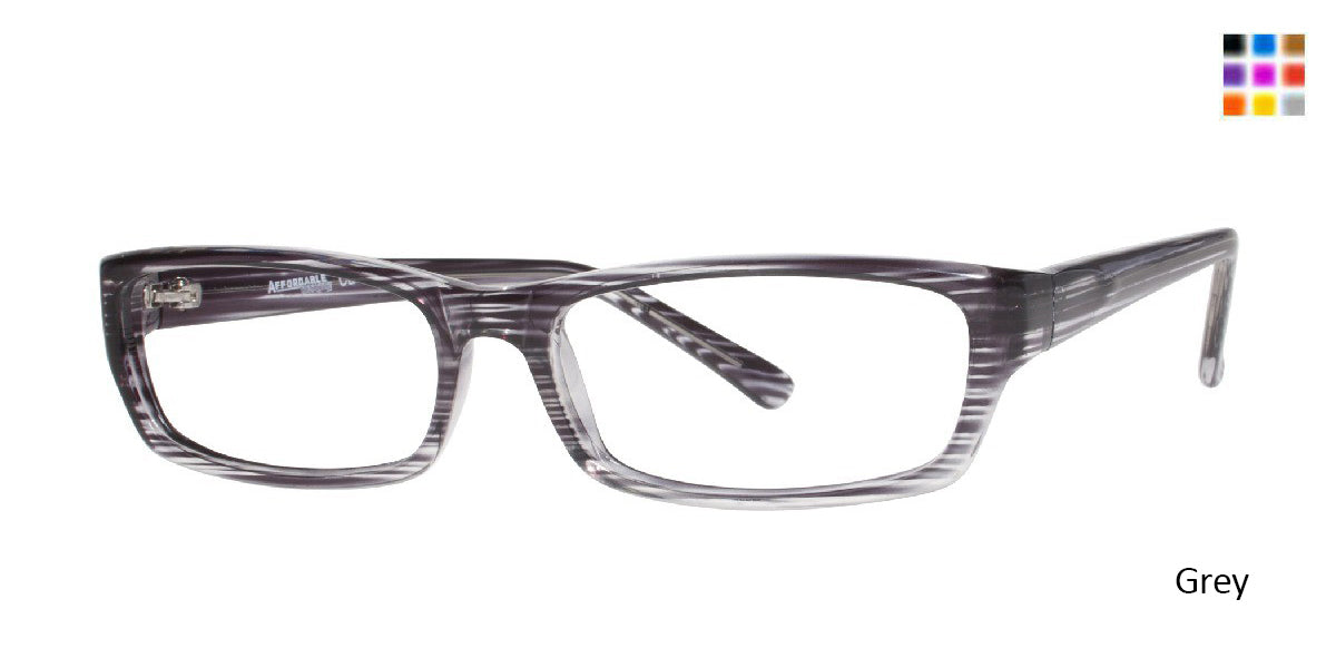 Grey Affordable Designs Matthew Eyeglasses.