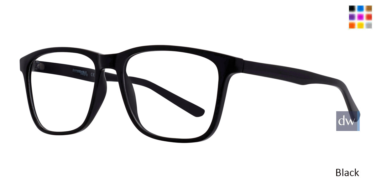Black Affordable Designs Monty Eyeglasses