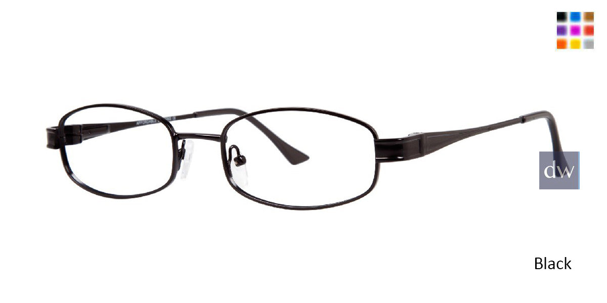 Black Affordable Designs Nancy Eyeglasses.