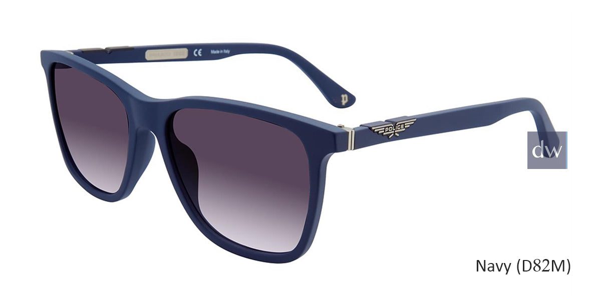 Navy(D82M) Police SPL872 Sunglasses.