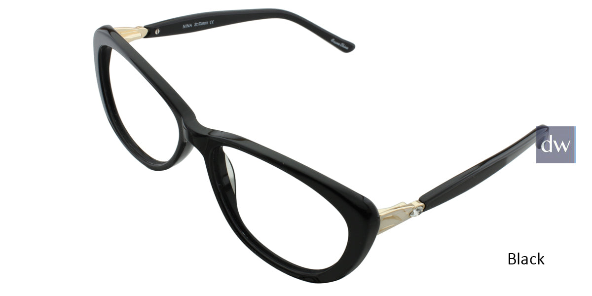 Black ST. MORITZ Nina Eyeglasses