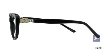 Black ST. MORITZ Nina Eyeglasses