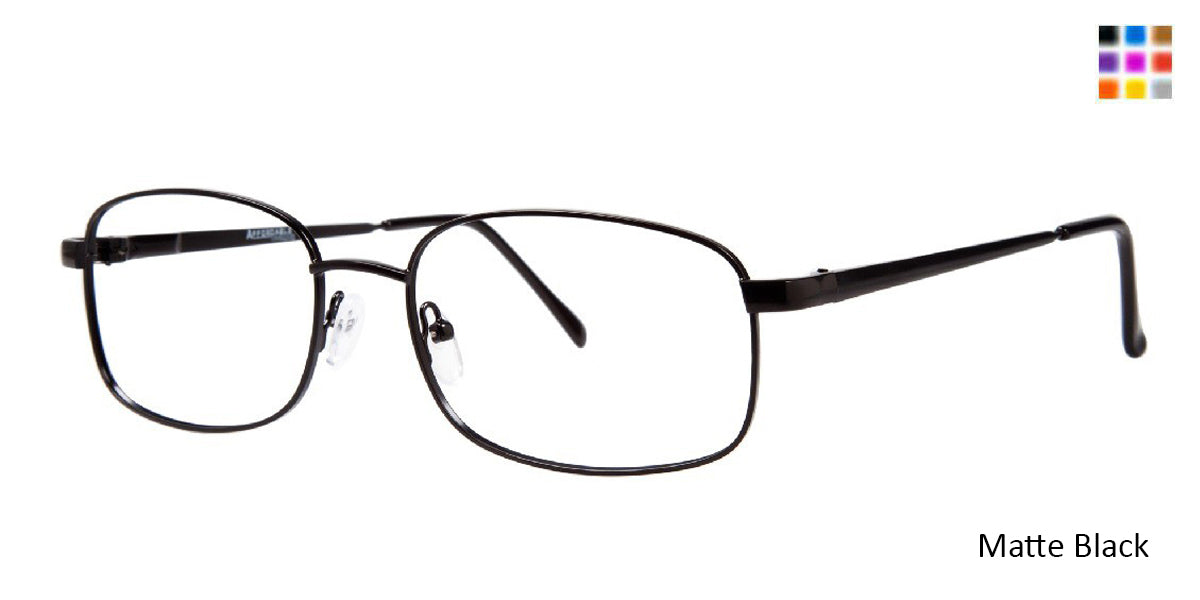 Matte Black Affordable Designs Nolan Eyeglasses.