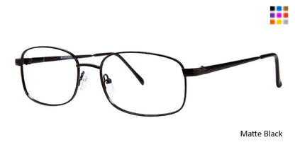 Matte Black Affordable Designs Nolan Eyeglasses.