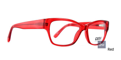 Red GEEK Fancy Cat Eyeglasses