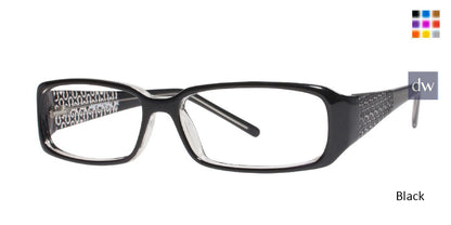 Black Affordable Designs Roe Eyeglasses.