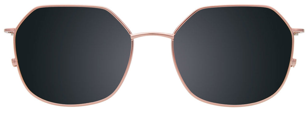Rose Gold Rose Tortoise Clip-On