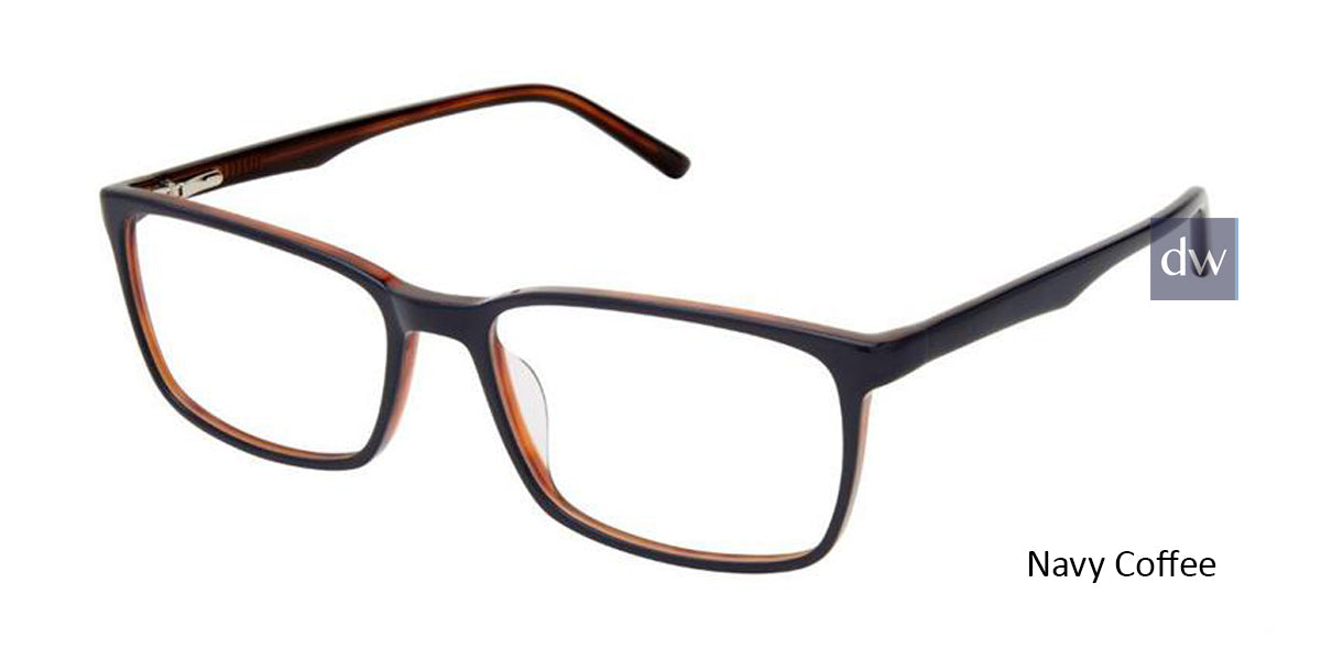 Navy Coffee Superflex SF-581 Eyeglasses.