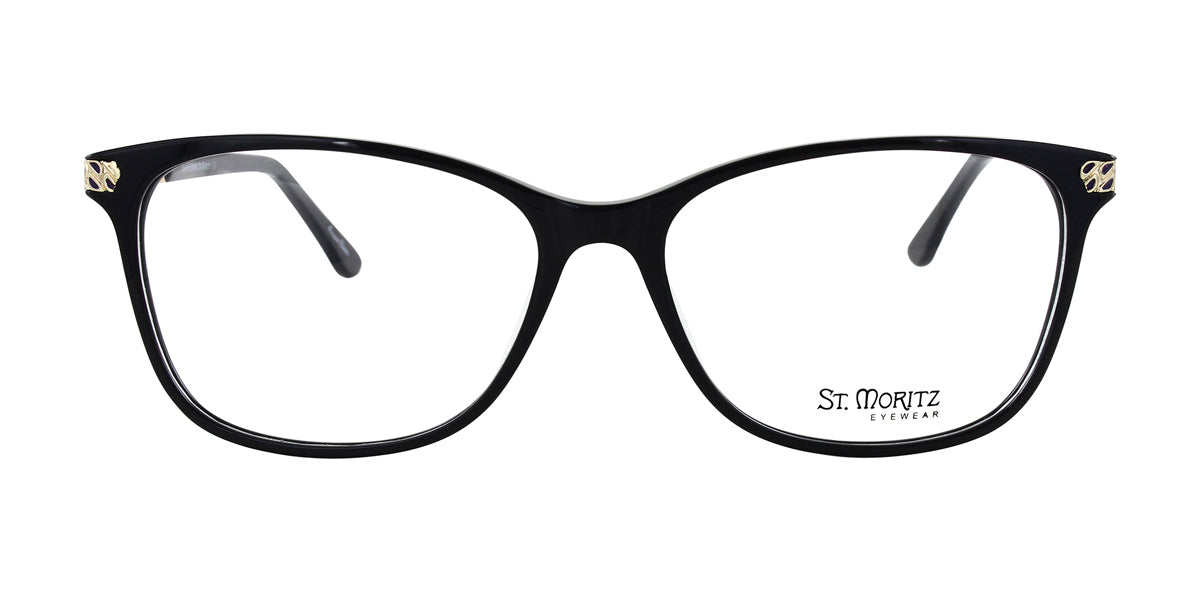 Black ST. Moritz SHEENA Eyeglasses