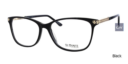 Black ST. Moritz SHEENA Eyeglasses