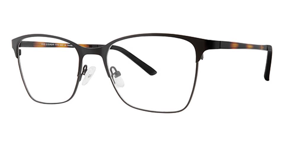 Matt Black Vivid 2027 Eyeglasses.