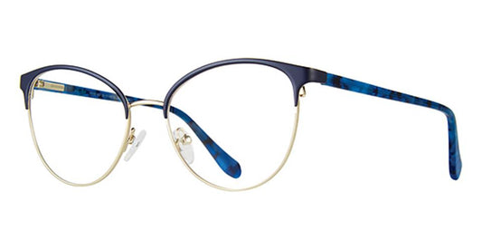 M Blue/W Silver Vivid Collection Vivid 407 Eyeglasses