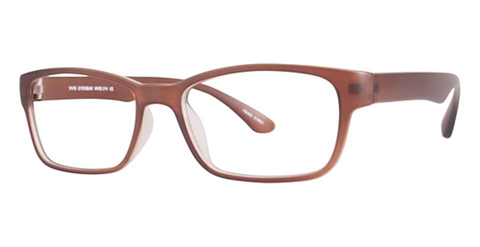 Brown Matt Vivid 214 Eyeglasses