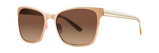 Gold Vera Wang Mirai Sunglasses.