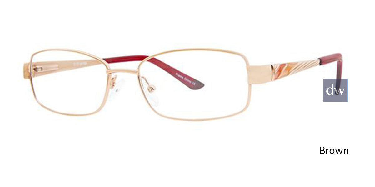 Brown Elan 3403 Eyeglasses.
