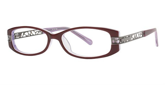 Burgundy Elan 9415 Eyeglasses.