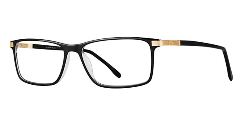 Black/Crystal Vivid Big And Tall 23 Eyeglasses