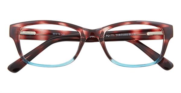 Blue Tort/Purple Parade Q Series 1771 Eyeglasses.