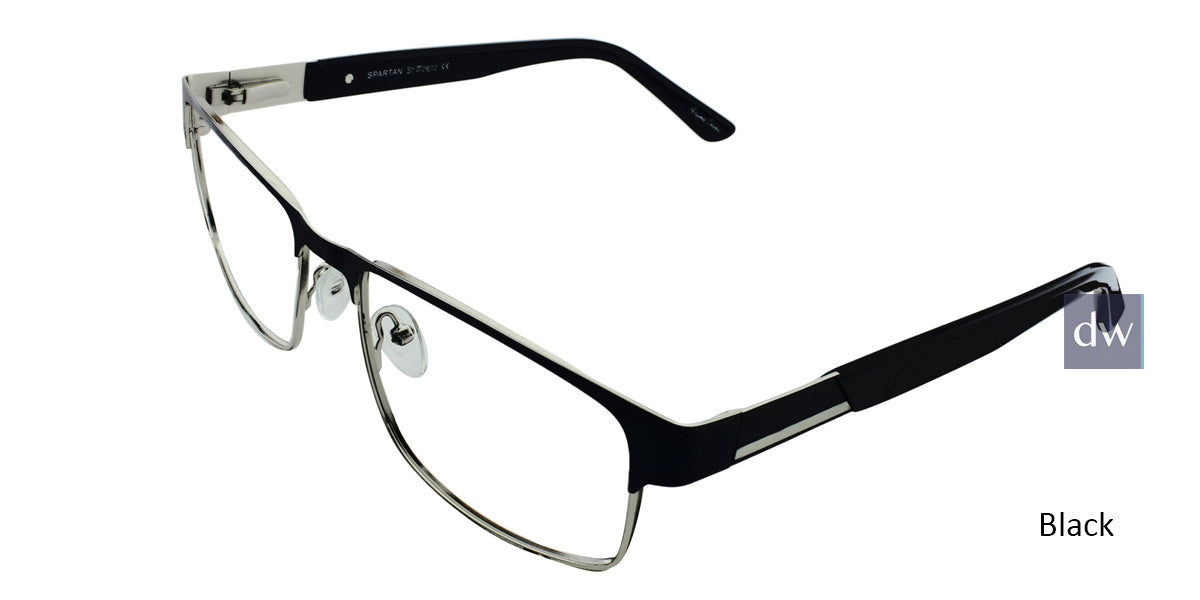 Black ST. MORITZ Spartan Eyeglasses