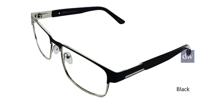 Black ST. MORITZ Spartan Eyeglasses