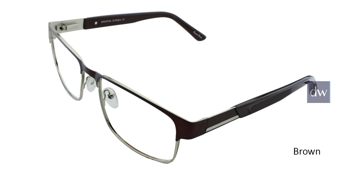 Brown ST. MORITZ Spartan Eyeglasses