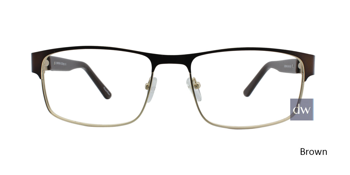 Brown ST. MORITZ Spartan Eyeglasses