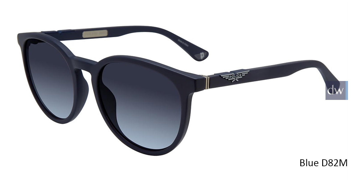 Blue D82M Police SPL873 Sunglasses