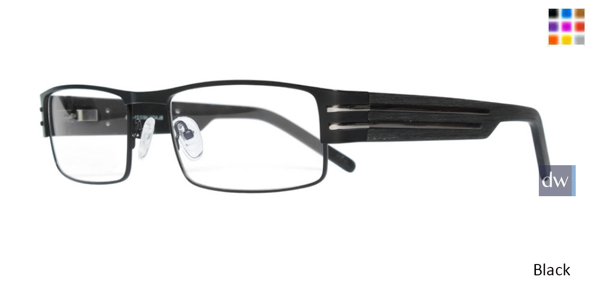 Black STACY ADAMS SA 03 Eyeglasses